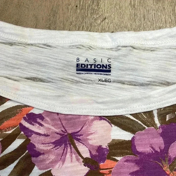 EUC lot of 2 cotton T-shirts size XL - Picture 3 of 7